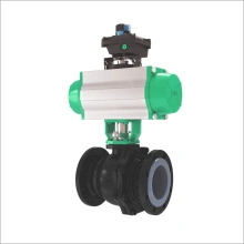Lined Butterfly Valve Small Size Pneumatic fluorine lined ball valve Factory